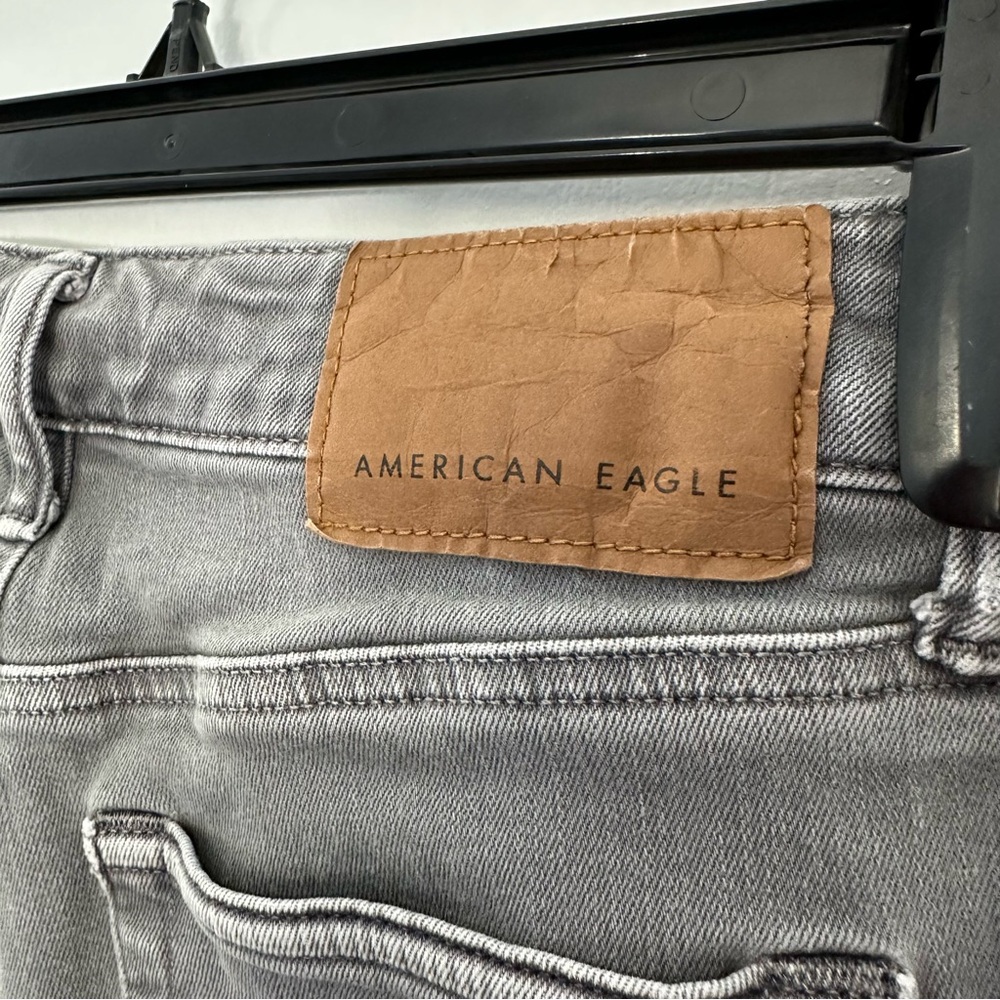 American Eagle Next Level Flex Skinny Jeans 28x34 Gray #226 - Picture 4 of 6